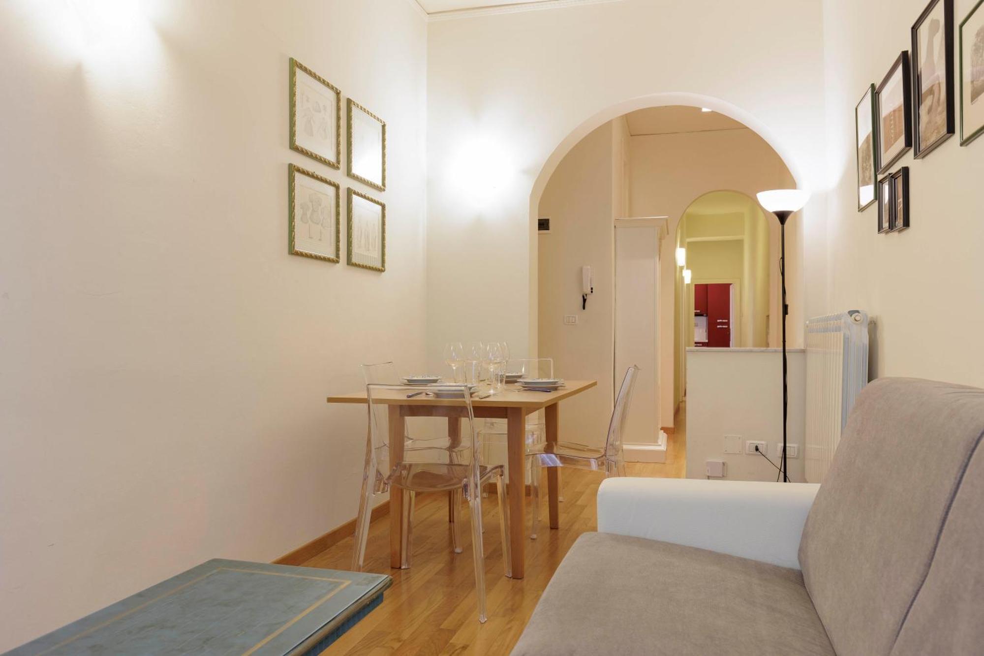Apartamento Borgo Pinti Living Florencia